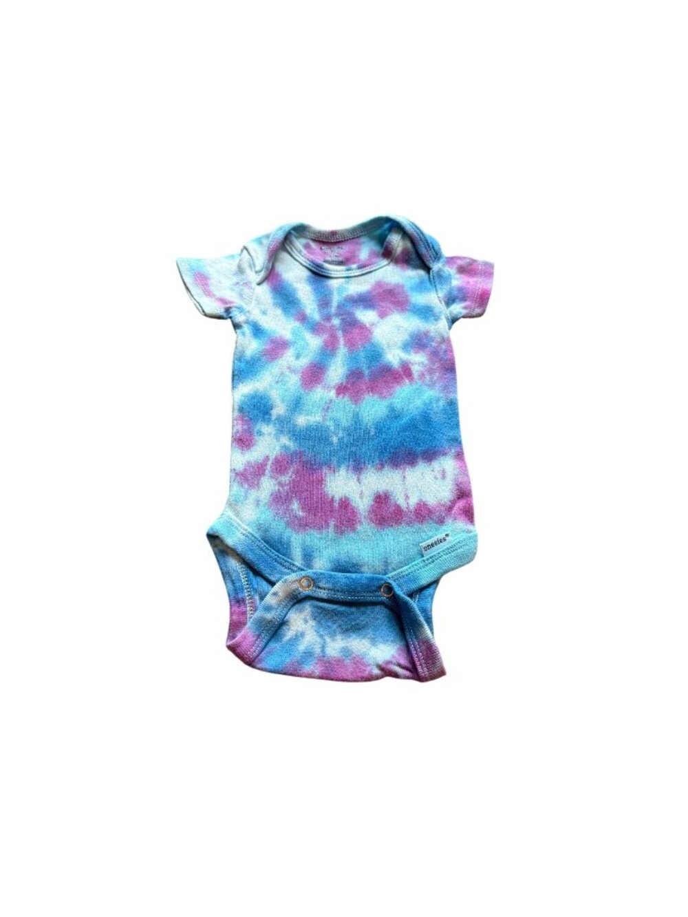 Tie Dyed Onesie || 0-3 Months, Upcycled ♻️